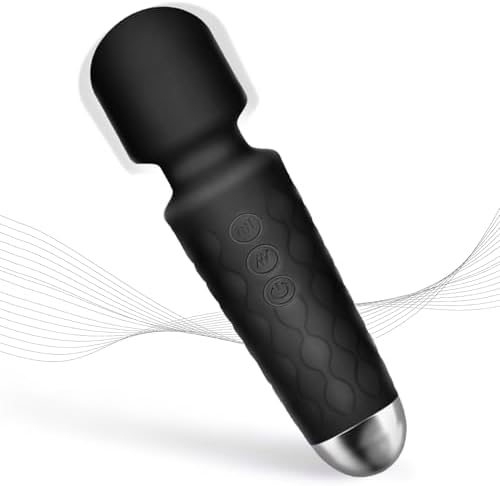 SSKDBFJG Upgraded Mini Back Massager - Powerful-Quiet-Portable - Multiple speeds and Modes, Light Black by SSKDBFJG