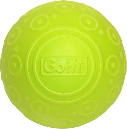 GoFit 5 Inch Massage Ball - Muscle Pain Management, Green by GoFit