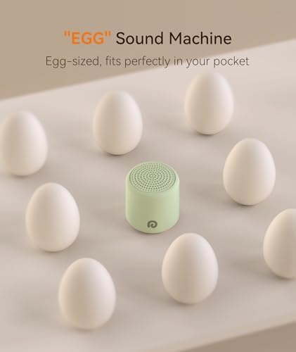 Dreamegg Sound Machine for Sleep, 1000mAh Battery, Travel Sleep, Green - Image 2
