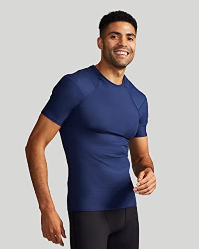 Tommie Copper Shoulder Support Shirt for Men, Posture Corrector Compression Shirt with UPF 50 Sun Protection by TommieCopper