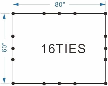 F.Y.Dreams 100% Washed Cotton Duvet Cover for Weighted Blanket 60x80 inches with 16 Ties, Zipper on Long Side/Light Blue/Just Duvet Cover - Image 3