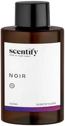 Scentify Noir Aroma Oil Refill Scent for Oil Diffusers – Bergamot, Lemon, Fig, Rose & Amber – Luxurious Relaxing Aromatherapy Diffuser Fragrance 100ml, 3.38 oz - Image 2