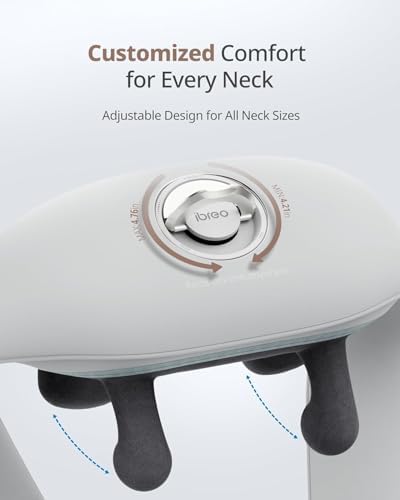ibreo Neck and Back Massagers with Heat, 3D Shiatsu Deep Tissue Kneading, 4 Massage Modes, Adjustable Fit & Rechargeable Design for Shoulder, Leg, Waist, Muscle and Pain Relief - Image 4