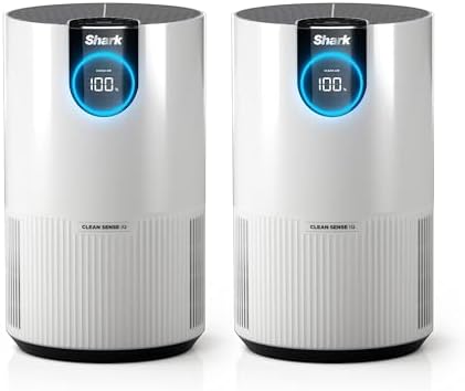 Shark Clean Sense Air Purifier 2 pack, Clean Sense, HP102PK2, White by Unknown