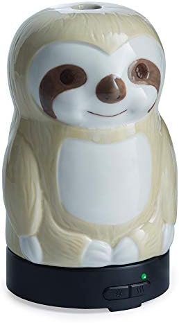 Airome Sloth Medium Essential Oil Diffuser|100 mL Humidifying Ultrasonic Aromatherapy Diffuser 8 Colorful LED Lights, Intermittent & Continual Mist, Auto Shut-Off by Airom%C3%A9