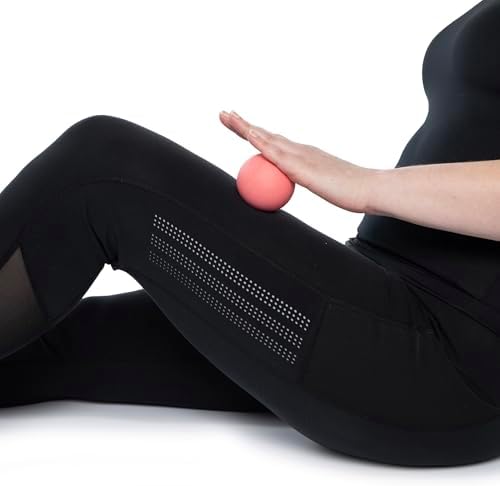 OPTP Super Pinky Ball – Moderately Firm Density Massage Ball, Pink, 2 1/2" - Image 3