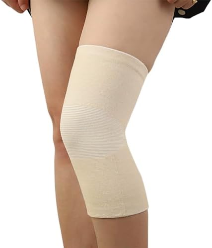 JUMISEE (One Pair Cotton Knee Sleeves for Knee Support, Circulation Improvement & Pain Relief Compression Knee Brace - Image 2
