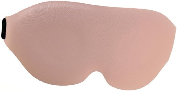Travel Sleep Mask Soft Luxury for Women & Men, Zero Eye Pressure Blindfold, Ideal for Side Sleepers, Night Eye Cover for Home or Flight by Unknown