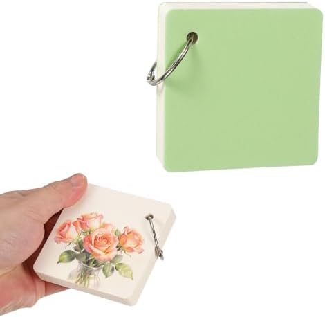 PATIKIL Mini Watercolor Sketchbook, 3.15 x 3.15 55 Sheets/110 Pages Portable Square Travel Watercolor Notebook 230GSM (107lb) Detachable Painting Sketch Book Art Sketchbook, Green by PATIKIL