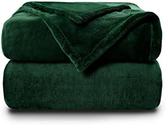 NANPIPER Fleece Blankets Super Soft Flannel Queen Size Blanket for Bed Luxury Cozy Microfiber Plush Fuzzy Blanket,Olive Green by NANPIPER