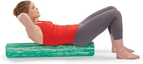 OPTP PRO-ROLLER Standard Density Foam Roller – Round, Green, 36" x 6" - Image 2