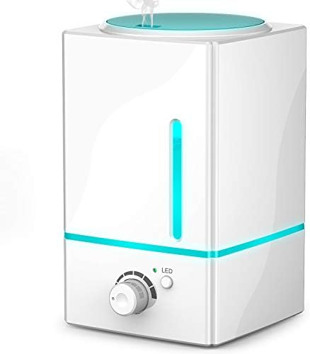 Exqline 1500ml Large Aroma Essential Oil Diffuser - Aromatherapy Humidifier for Large Room (White) by Exqline