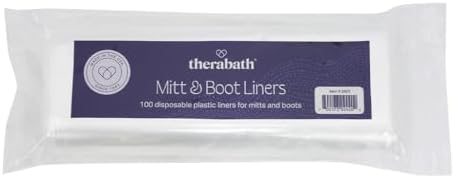 Therabath Disposable Mitt and Boot Liners, for Arthritis and Skin Therapy, Paraffin Wax Liners for Hands and Feet, Use with Insulated Mitts and Boots, for Home and Spa, Made in the USA, 100 Count by Therabath