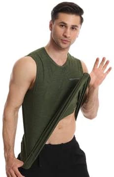 Men’s BIG and TALL 2 Pack Active Gym Sleeveless Shirts Muscle Tank Top - Image 3