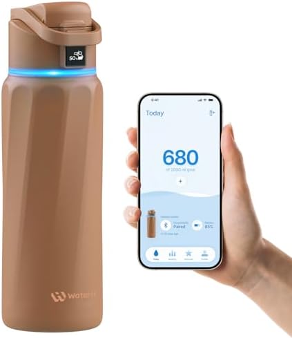 WaterH BOOST Smart Water Bottle Tracker with Reminder to Drink Water, 32oz by WATERH