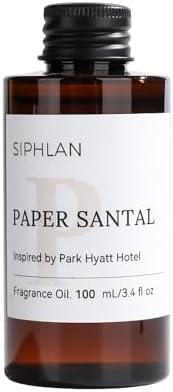 Paper Santal Hotel Collection Diffuser Oil – 100mL Luxury Aromatherapy Essential Oil for Diffusers & Waterless Diffusers – Premium Fragrance for Home & Office by Unknown