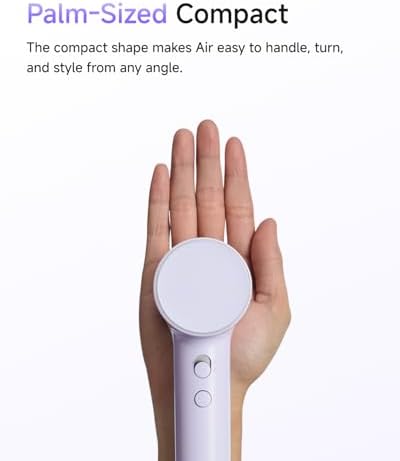 Laifen Air 15 x Fast Drying Ionic Hair Dryer for Travel, Palm-Sized, Purple - Image 6