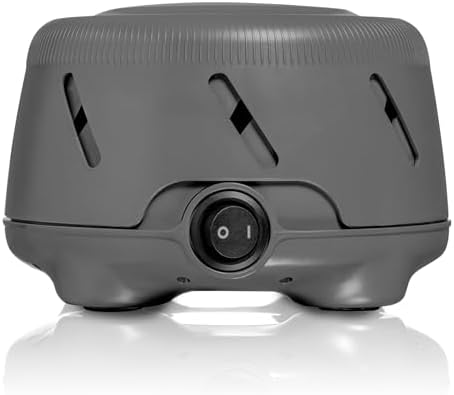 Yogasleep Dohm Uno White Noise Sound Machine, Real Fan Inside for Non-Looping White Noise, Sleep Aid, Office Privacy & Meditation for Adults & Baby, Registry Gift (Charcoal) by Yogasleep