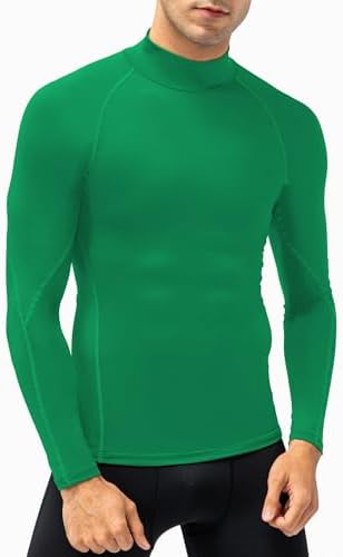 SPVISE Men's Compression Shirts Long Sleeve Mock Turtleneck Workout Tops - Image 2