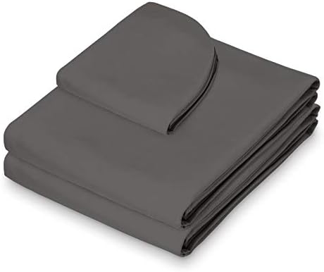 Saloniture 3-Piece Microfiber Massage Table Sheet Set - Premium Facial Bed Cover - Includes Flat and Fitted Sheets with Face Cradle Cover - Gray - Image 2