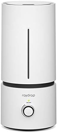 raydrop 1.7L Cool Mist Humidifier for Bedroom Nightstand by raydrophumidifiers