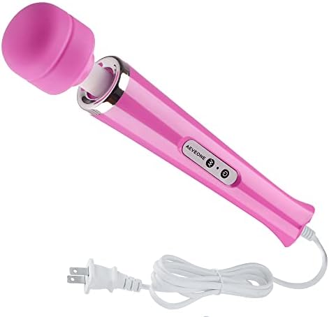 AEVEONE Wired Powerful Handheld Electric Massager, Strong Personal Back Massage for Sports Recovery, Muscle Aches, Body Pain (Rose red) by AEVEONE