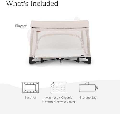 UPPAbaby Remi 3-in-1 Portable Playard, Bassinet & Travel Crib - Charlie - Image 2