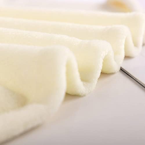 NANPIPER Baby Blankets, Super Soft Fleece Fuzzy Blanket for Toddler, Luxury Cozy Lightweight Microfiber Plush Blanket-Throw Size 30"x40",Ivory White - Image 3