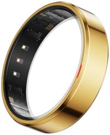 POBOVi Gen 2 Titanium Smart Ring for Women & Men, Sleep & Heart Rate Tracker, No Subscription, Size Before You Buy (Polished Gold, Size 10) by POBOViRing