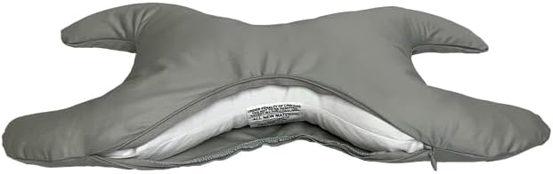 Save My Face!" La Petite Pillow (Grey (Cotton), 500 Thread Count 100% Cotton) - Image 2
