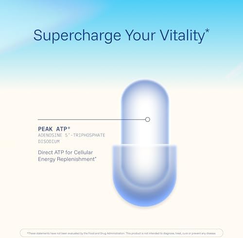ProHealth Longevity ATP - 400 mg X 90 Servings, PeakATP Patented Pure ATP to Maintain Cellular Energy, Muscle Strength, and Cognitive Function, Supports Heart Health & Metabolic Efficiency (3 Pack) - Image 5