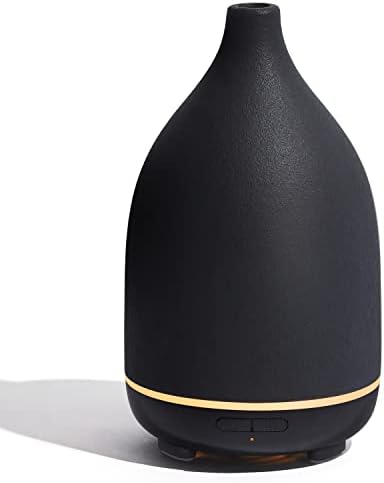 InnoGear 150ml Ceramic Essential Oil Diffuser, Diffusers for Home, Black by InnoGear