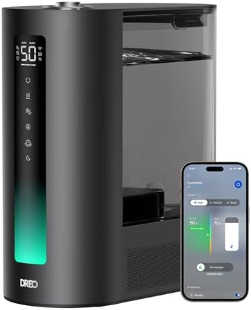 DREO 6L Smart Humidifiers for Bedroom, Warm & Cool Mist for Large Room by DREO