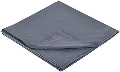 TONGDADA Weighted Blanket Cover (Dark Grey Cotton, 90''x108'' Duvet Cover) by TONGDADA