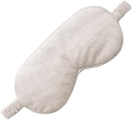 Eye Masks for Sleep, Beige Organic Cotton Sleep Mask Lightweight Elastic Eye Mask for Men Women Sleeping, Traveling by Unknown