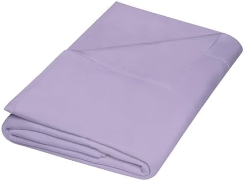 ZPECC Full Flat Sheet Only 1 Pack, Durable Lavender Top Bed Sheets Hypoallergenic Soft Brushed Microfiber Color-Coded Label, 81"x96" by ZPECC-ABrandThatHasBeenFocusedOnBeddingFor20Years