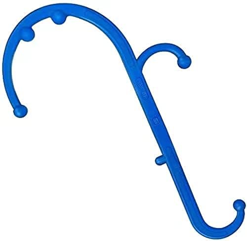 Mount Plus MP005 Back Massager Handheld Tool | Back and Neck Massager | Trigger Point Therapy Self Massage Tool | Fibromyalgia Pain Relief (1 Pack Blue) by MountPlusForHealthcareHomeOffice