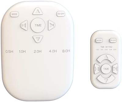 White Noise Sound Machine, Wireless Sound Machine with 36 Relaxing Sounds Including Nature Sounds and White Noise, Small Speaker for Home, Office, Hotel,Toilet, Travel. (White, Speaker and controller) by UNIONOW