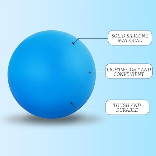 ZUFECY Yoga Ball for Release, 2.5 Inch Silicone Therapy Ball, Deep Tissue Massage for Foot, Shoulder and Back Pain, Handheld Trigger Point Scooch Ball, Exercise Recovery & Physical Therapy Tool - Image 6