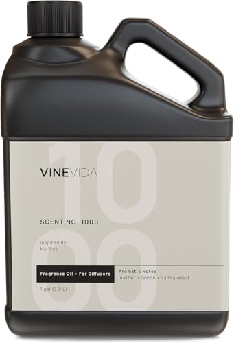 VINEVIDA [128 Fl Oz] Scent NO. 1000 Inspired by My Way Fragrance Oil For Cold Air Diffuser, Aromatic Notes of Leather Lemon Sandalwood, Essential Oil for Diffuser Oil Refill & Air Freshener Room Spray by VINEVIDA