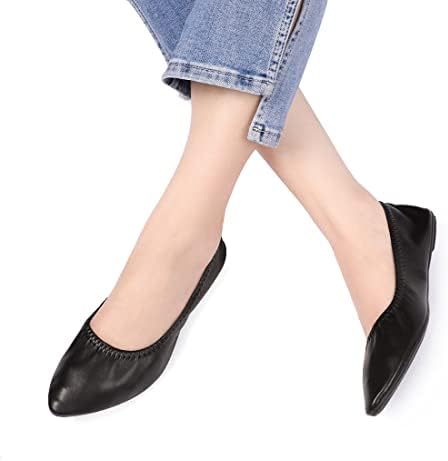 Women's Ballet Flat Slip On Flats - Classic Casual Dress Shoes, Foldable Portable Travel Ballet Walking Shoes - Image 2