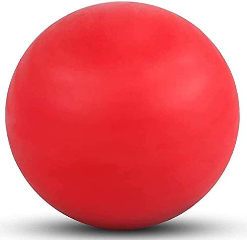 WOVTE Massage Lacrosse Ball for Sore Muscles, Shoulders, Neck, Back, Foot, Body, Deep Tissue, Trigger Point, Muscle Knots, Yoga and Myofascial Release (Red) by WOVTE