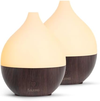 SALKING Essential Oil Diffuser 2 Pack, 100ml Ultrasonic Diffuser for Home by SALKING
