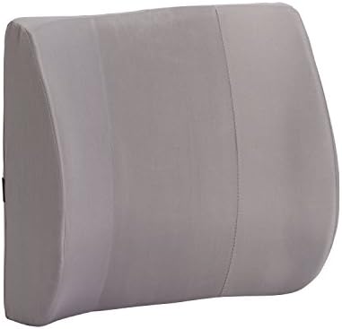 DMI Lumbar Support Pillow for Chair to Assist with Back Support with Removable Washable Cover to Ease Lower Back Pain and Discomfort while Improving Posture, 14 x 13 x 5, Contoured Foam, Premium,Gray - Image 4