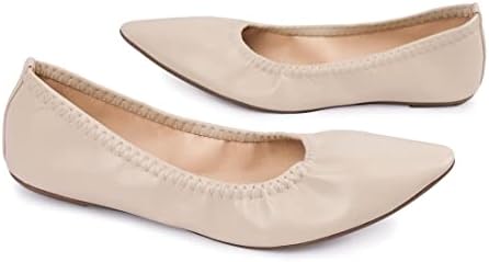 Women's Ballet Flat Slip On Flats - Classic Casual Dress Shoes, Foldable Portable Travel Ballet Walking Shoes - Image 4