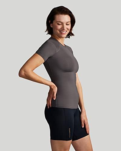 Tommie Copper Shoulder Support Shirt for Women, Posture Corrector Compression Shirt with UPF 50 Sun Protection - Image 2