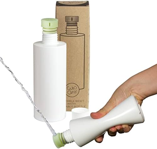 CuloClean Portable Bidet for Toilet or Travel. Peri Bottle for Men and Women. Handheld Spray. Bath Essentials (Glow in The Dark) by CuloClean