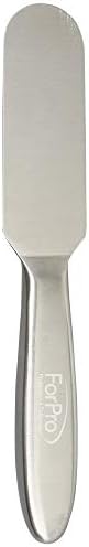 ForPro Professional Collection Stainless Steel Pedi File Kit - 100% Sanitizable Pedicure File for Heels and Feet - Includes Six Black 80 Grit and Six White 180 Grit Refill Strips- 8.5" L - Image 2
