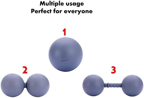 Adjustable Peanut Massage Ball Roller, Double Lacrosse Ball Acupoint Myofascial Release Muscle Knot Relaxer Mobility Trigger Point for Physical Therapy Self Deep Tissue Manual Massager Equipment Tool - Image 4