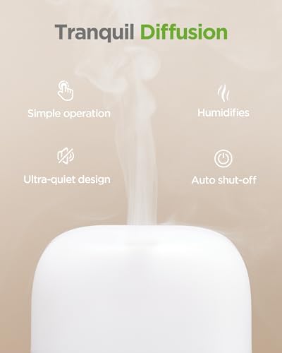 InnoGear 2 Set 150ml Essential Oil Diffusers for Home Small Mini Humidifier - Image 3